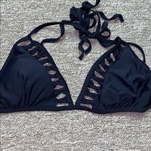 Black bikini top